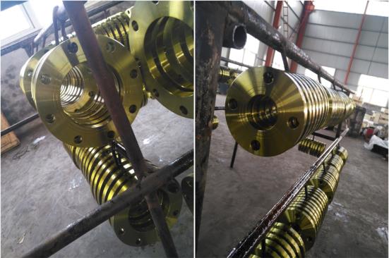 Témoin JIS 10K Plate Flange en peinture jaune !